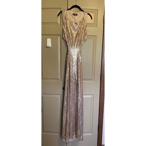Gold Sequin Gown